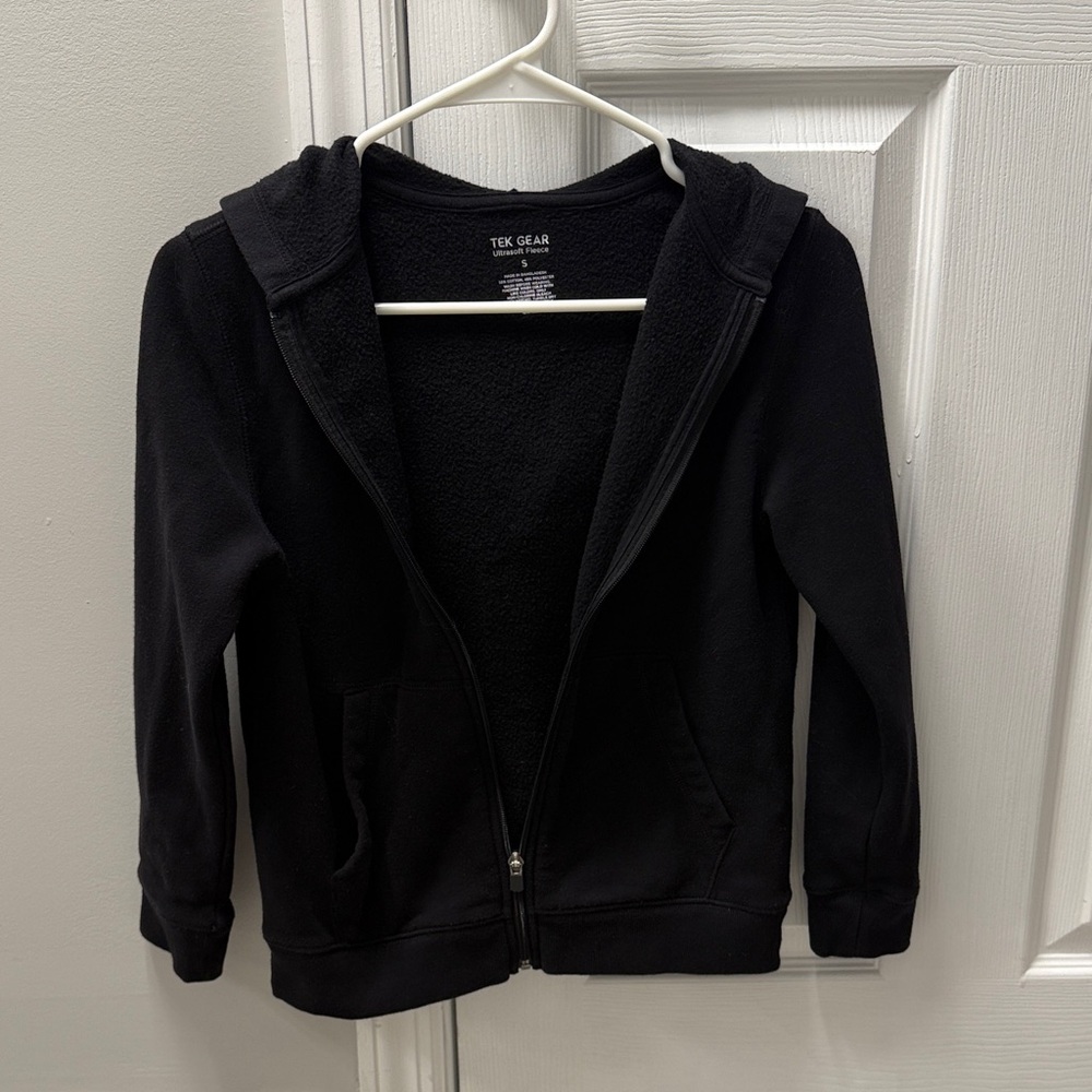 Tek Gear Black Kids Hoodie Jacket